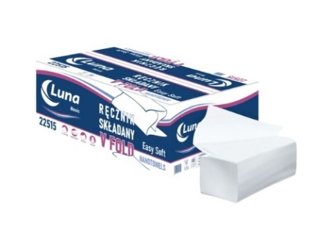Ręcznik V FOLD a'3000 Luna Easy Soft 23x21 celuloza 2 warstwy