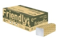 Ręcznik V-fold Luna Friendly 23 x 21 makulatura biała 2W